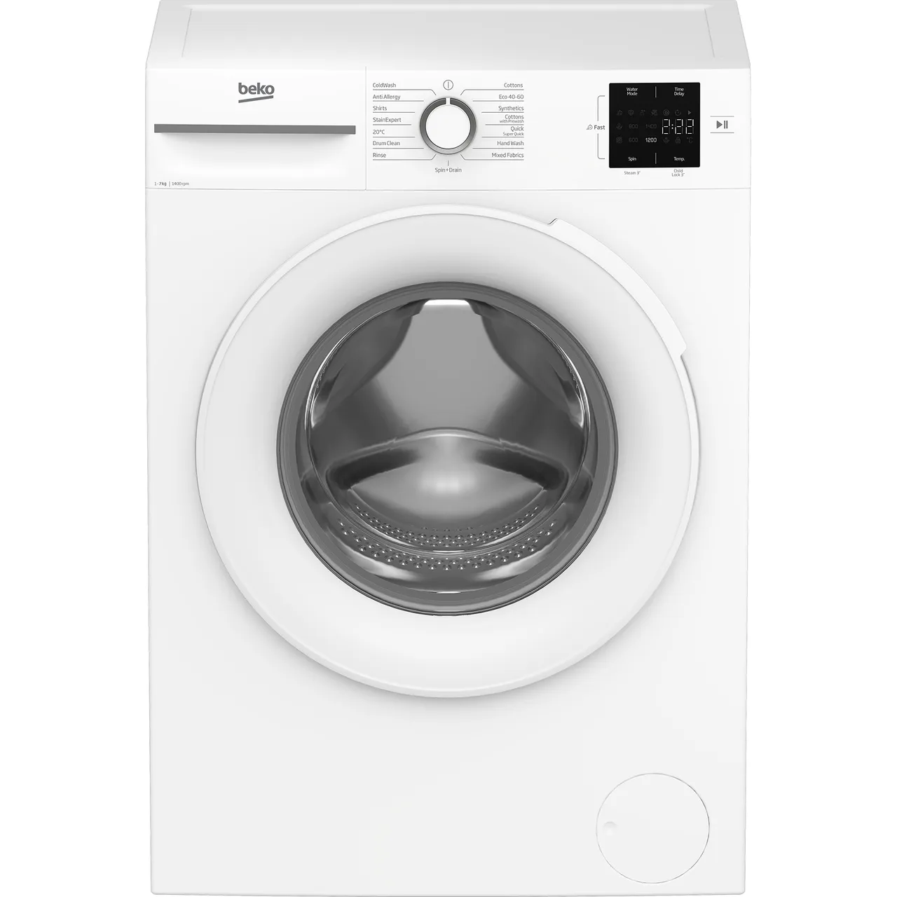 Beko b300 BM3WT3741W 7kg Washing Machine with 1400 rpm – White – B Rated #406041