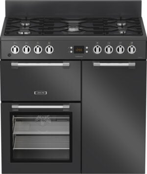 Leisure Cookmaster CK90F232T 90cm wide Dual Fuel Range Cooker with Gas Hob - Anthracite - A Rated #400608