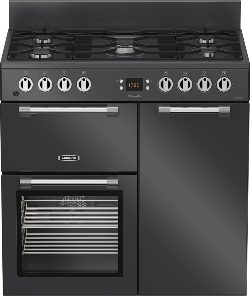 Leisure Cookmaster CK90F232T 90cm wide Dual Fuel Range Cooker with Gas Hob – Anthracite – A Rated #400608