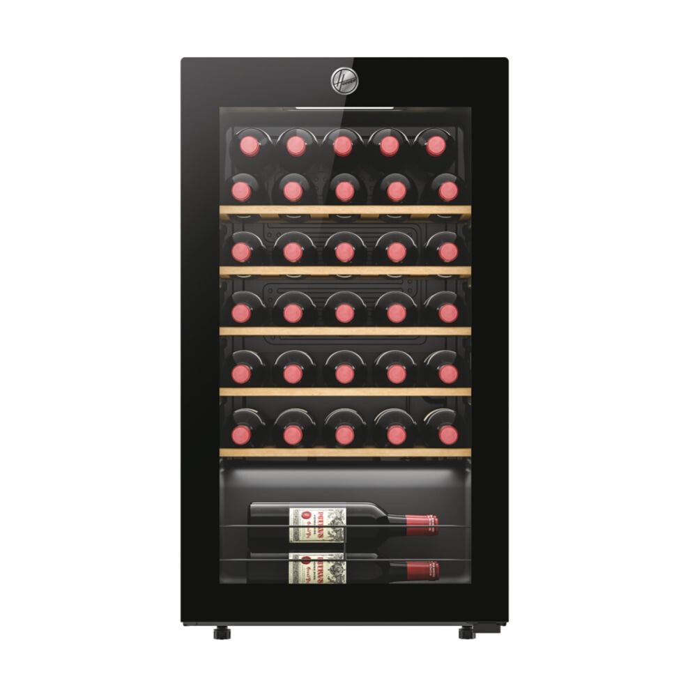 Hoover H-WINE 500 HOWC034K Wine Cooler – Black – G Rated #406632