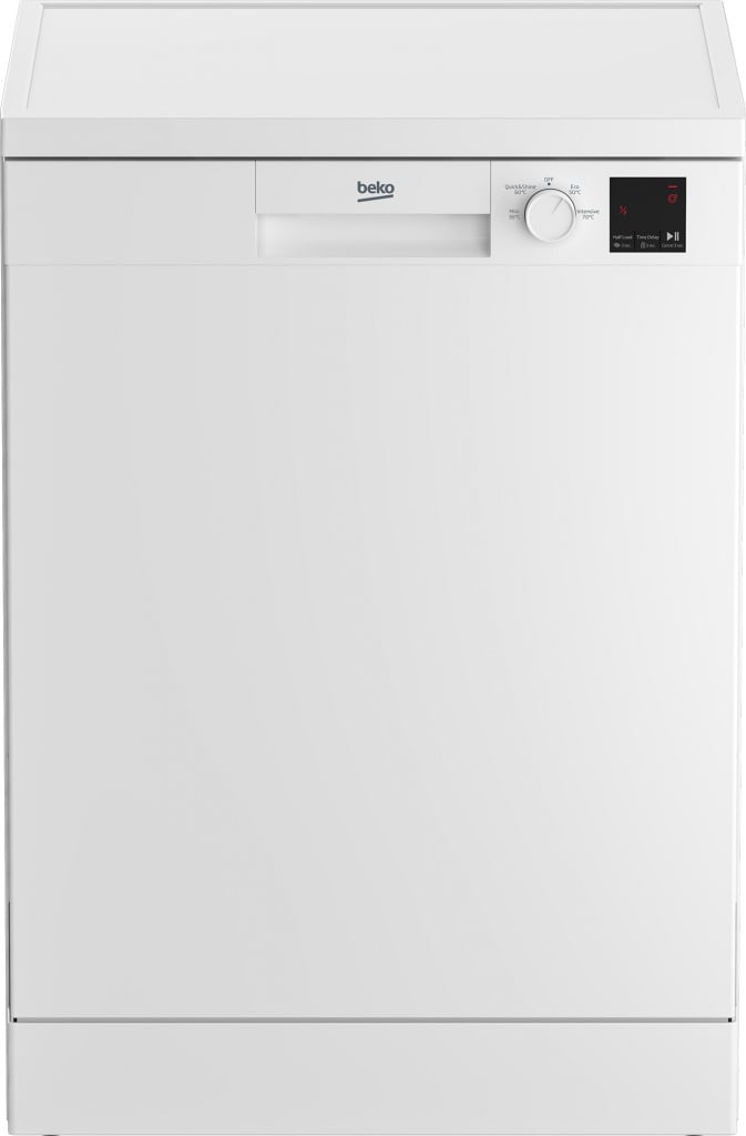 Beko DVN04X20W Full Size Dishwasher – White – E Rated #406656
