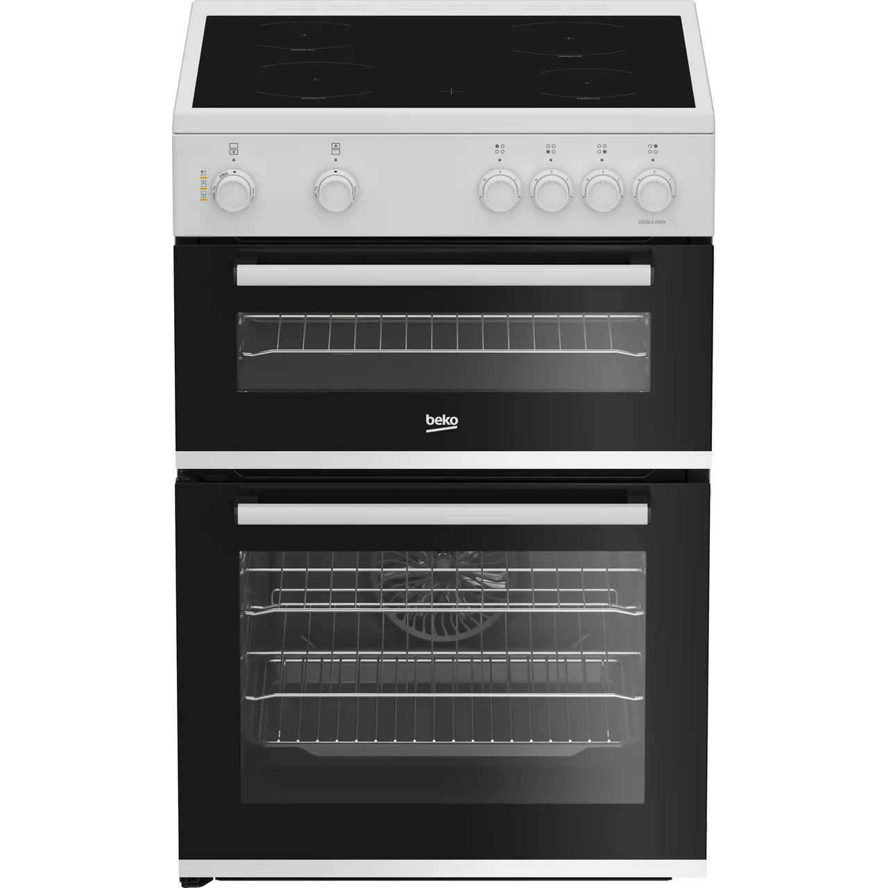 Beko AeroPerfect™ FDC6701W 60cm Wide Single Oven Electric Cooker with Ceramic Hob – White – A/A Rated #406483
