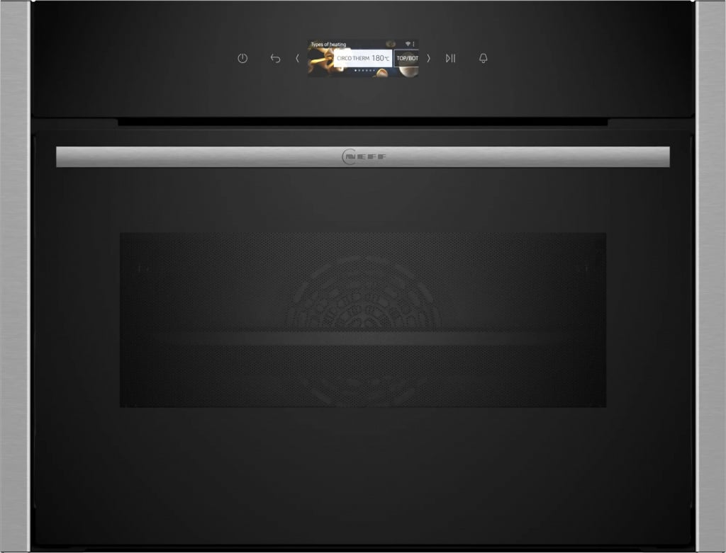 NEFF N70 C24MR21N0B Built In Compact Electric Single Oven with Microwave Function – Stainless Steel #406507