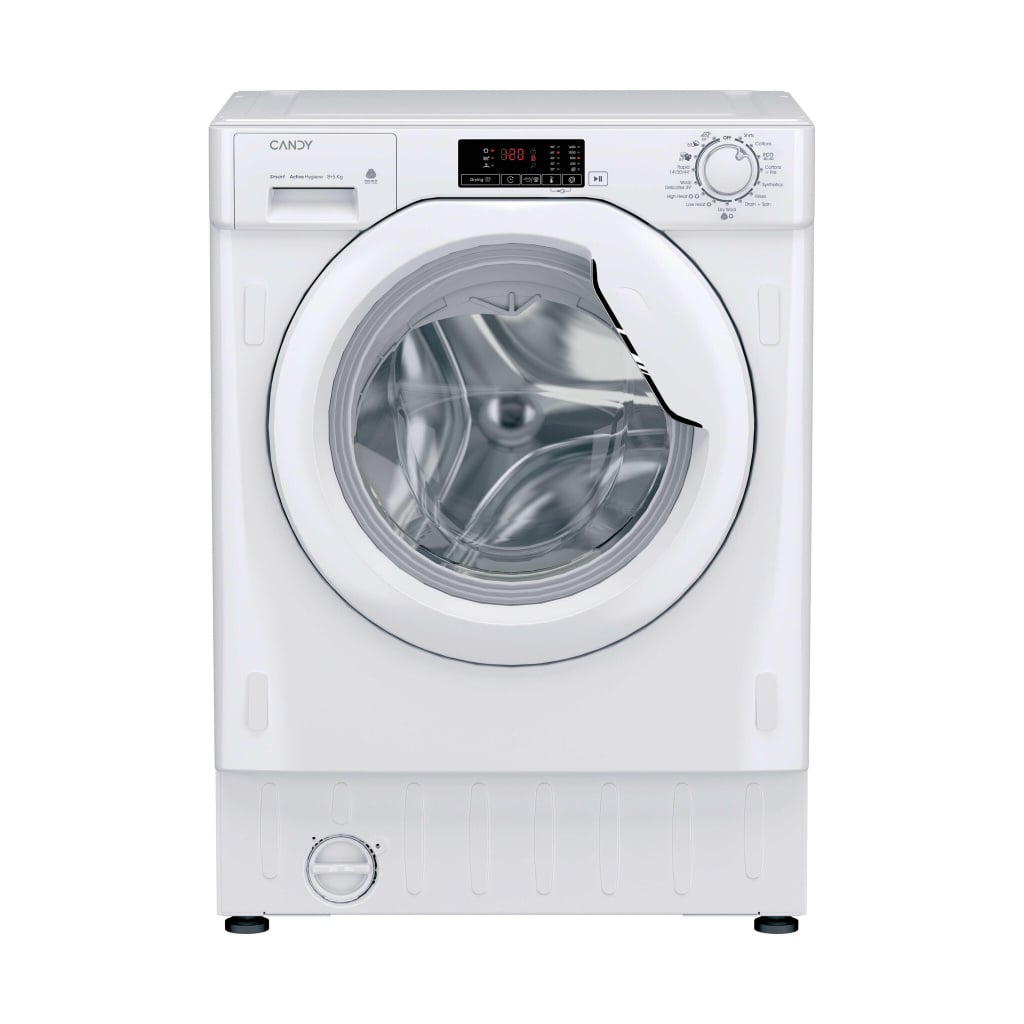 Candy Smart CBD 485D14-80 Integrated 8Kg / 5Kg Washer Dryer with 1400 rpm – White – E Rated [Wash&Dry], B Rated [Wash Only] #407759