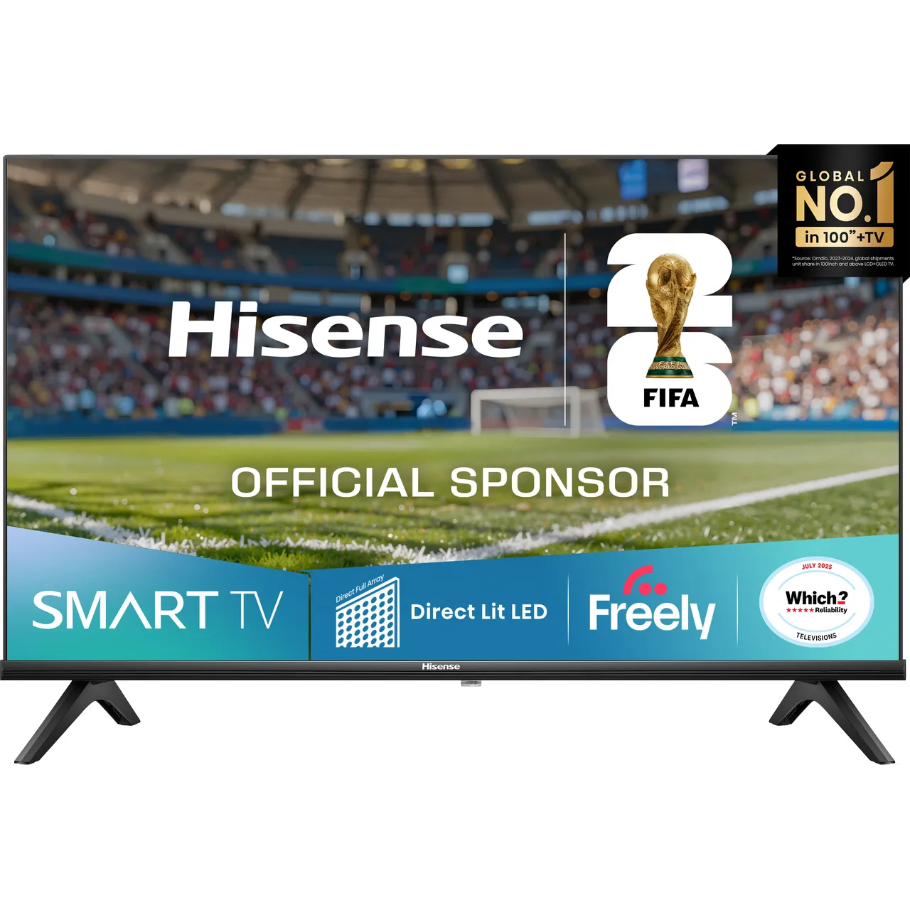 Hisense A4Q 40″ LED Full HD HDR Smart TV with Freely – 40A4QTUK #404208