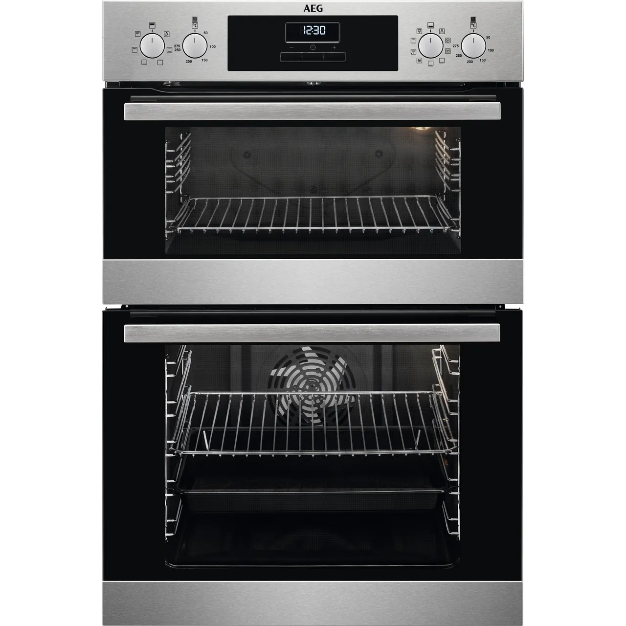 AEG DCB331010M Built In Electric Double Oven – Stainless Steel – A/A Rated #405839