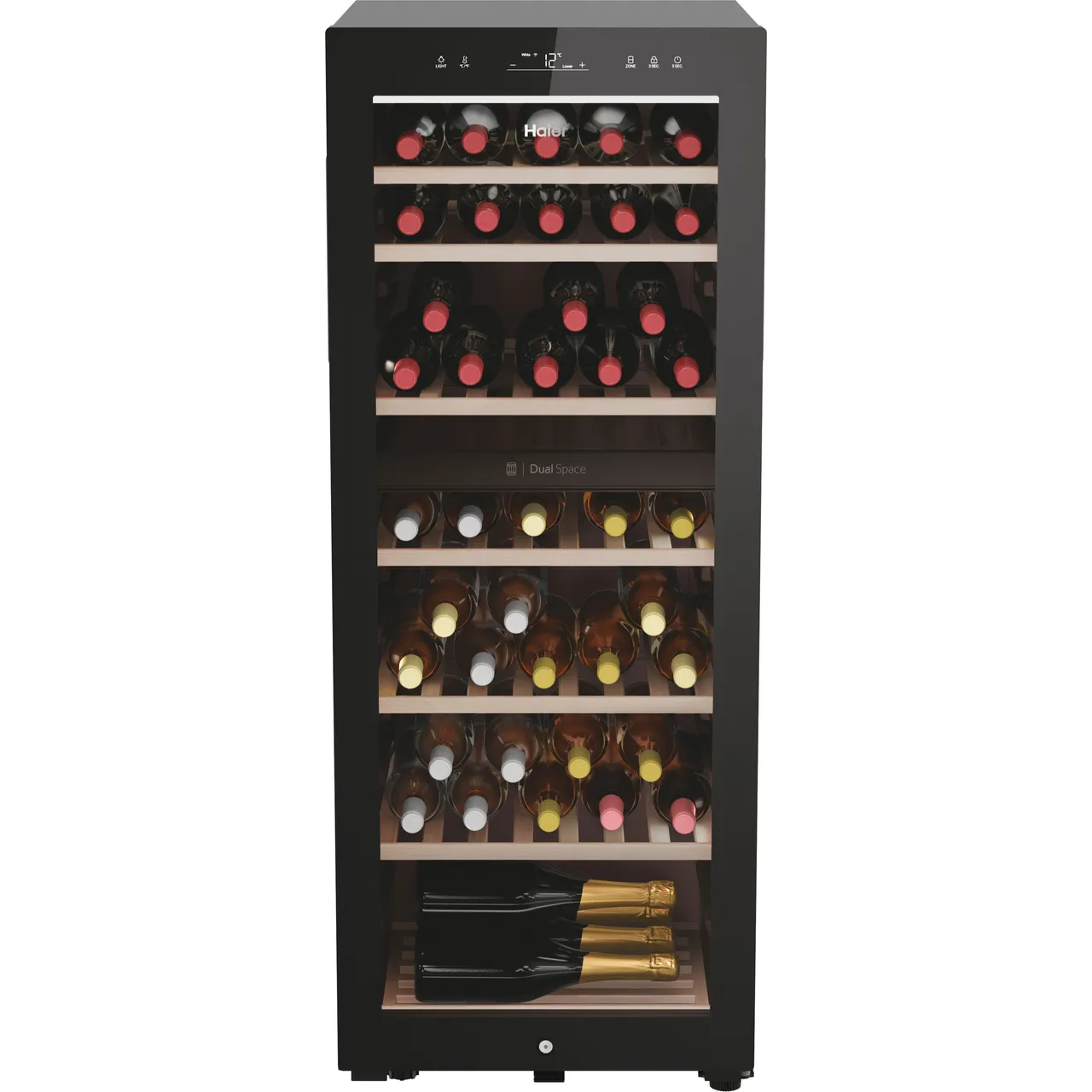 Haier HWS77GDAU1 Wine Cooler – Black – G Rated #405747