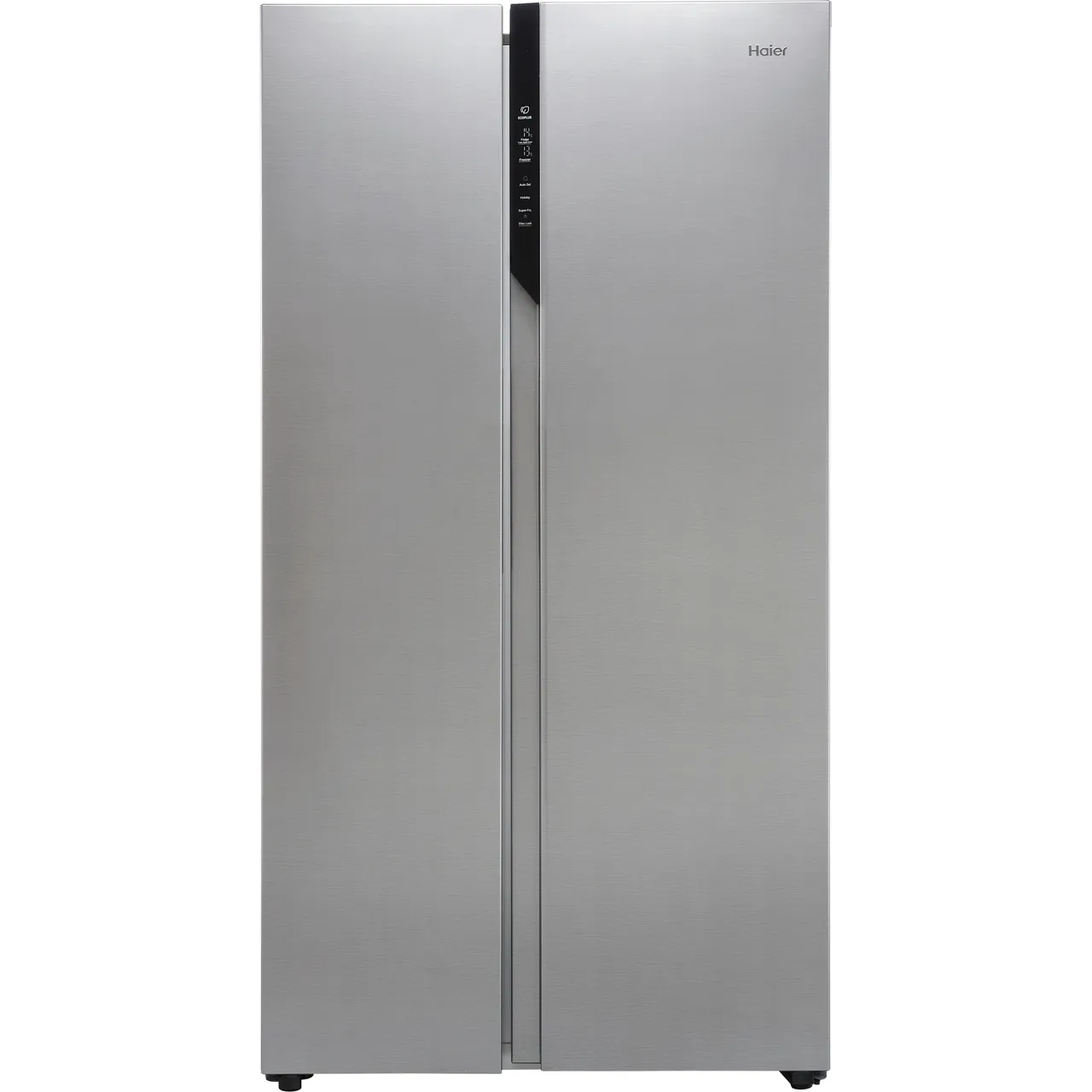 Haier HSR3918ENPG Total No Frost American Fridge Freezer – Silver – E Rated #405754