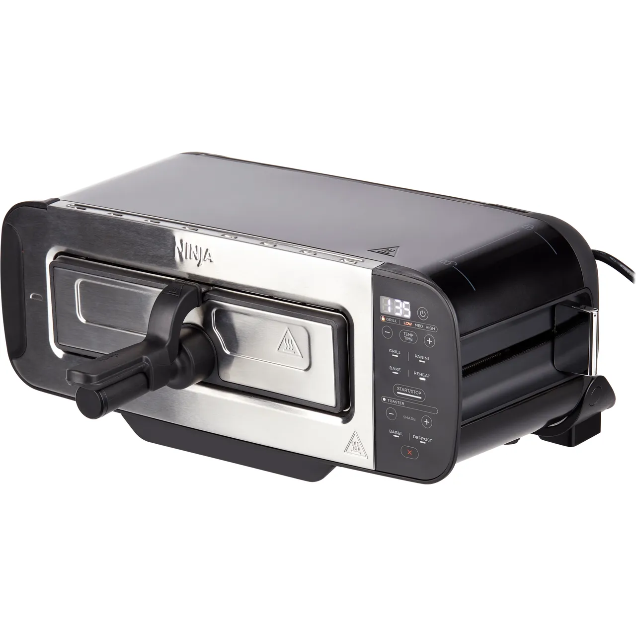Ninja Foodi 3-in-1 Toaster, Grill & Panini Press ST200UK – Black #406471