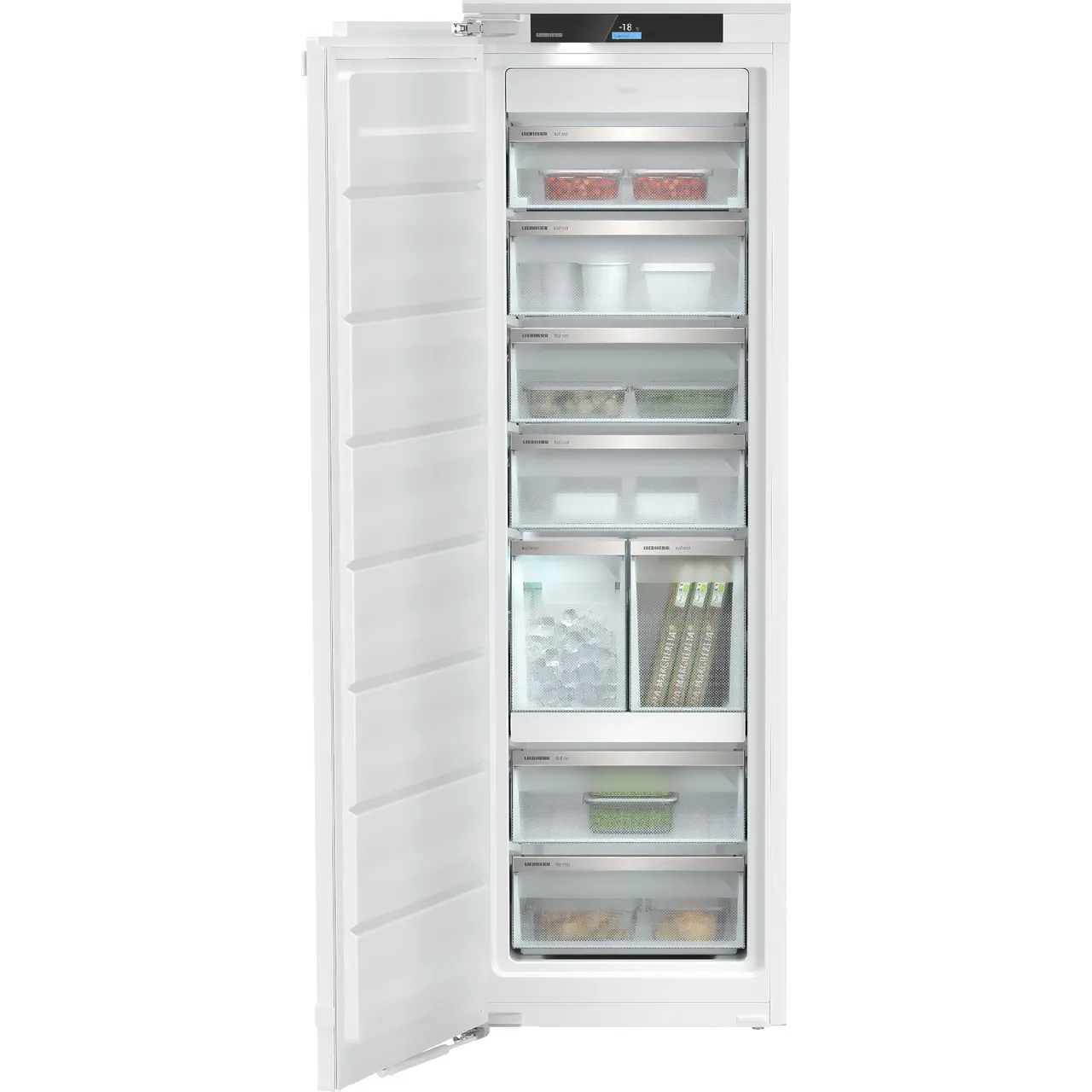 Liebherr SIFNdi5188 Integrated 177cm Frost Free Upright Freezer with Fixed Door Hinge Kit – D Rated #407373