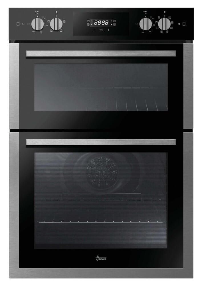 Hoover H-OVEN 300 HO9DC3UB308BI Built In Electric Double Oven – Black / Stainless Steel – A/A Rated #406082