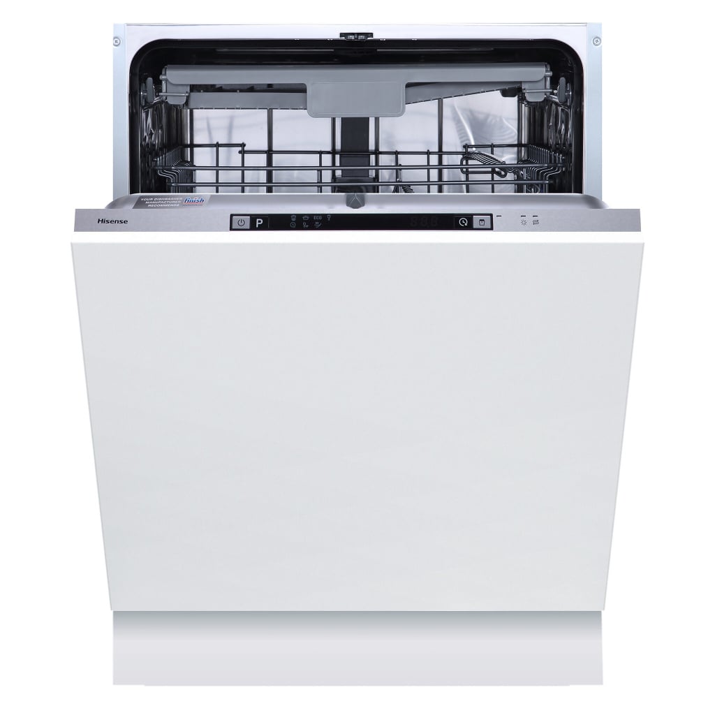 Hisense HV623D15UK Fully Integrated Full Size Dishwasher – Silver Control Panel with Fixed Door Hinge Kit – D Rated #407695