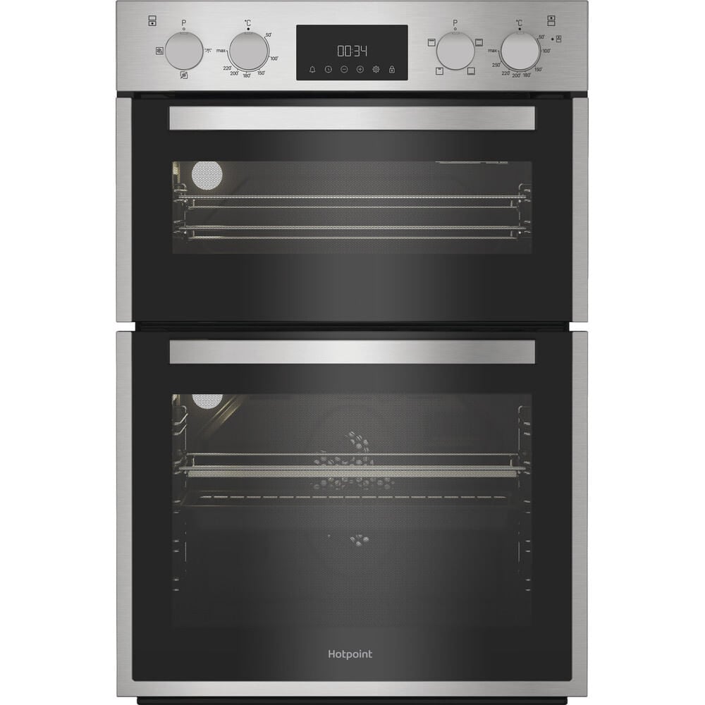 Hotpoint DIH 10D IX Built In Electric Double Oven – Stainless Steel – A/A Rated #406403