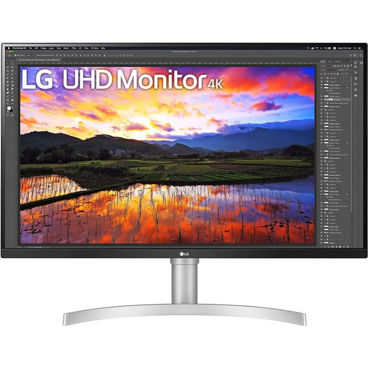 LG 32UN650K-W 32″ 4K Ultra HD 60Hz Monitor – White #407857