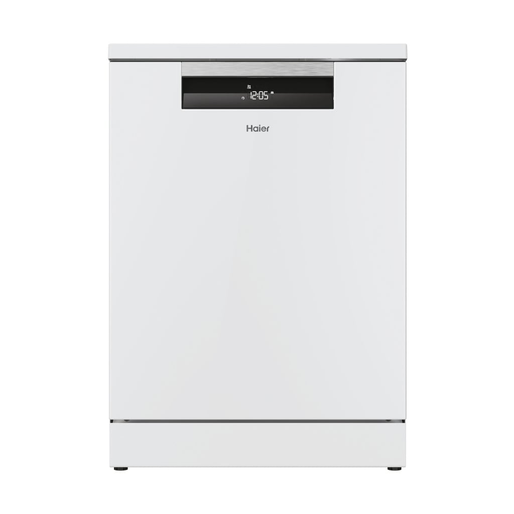 Haier I-Pro Shine Series 3 XF 5C4M1W-80 Wifi Connected Full Size Dishwasher – White – C Rated #402198