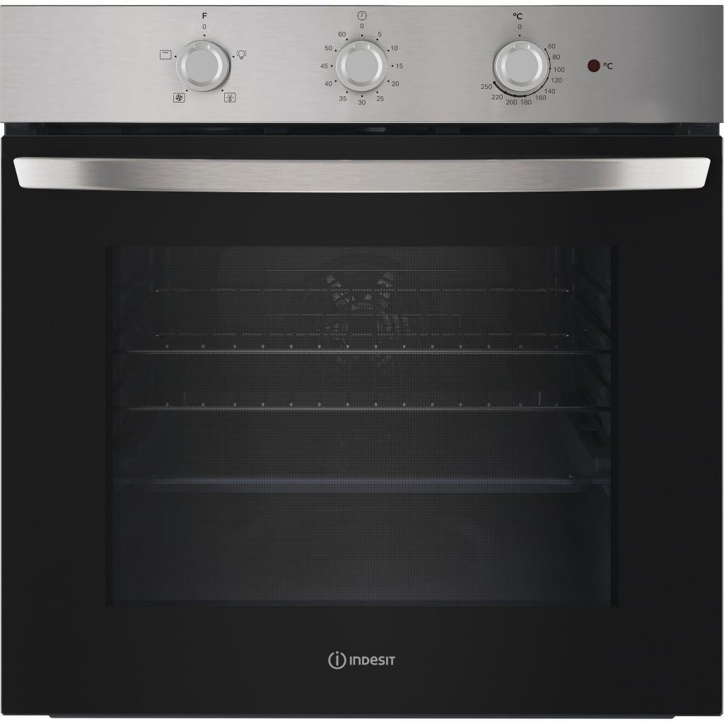 Indesit Click&Clean IO 233 X UK Built In Electric Single Oven – Stainless Steel – A Rated #406387