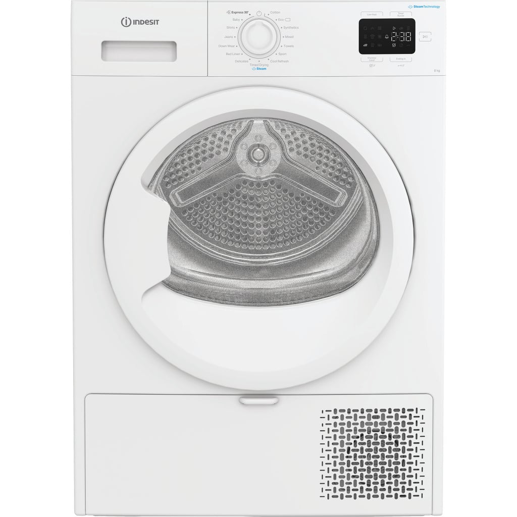 Indesit C YSD 82D WW UK 8Kg Heat Pump Tumble Dryer – White – A+ Rated #407022