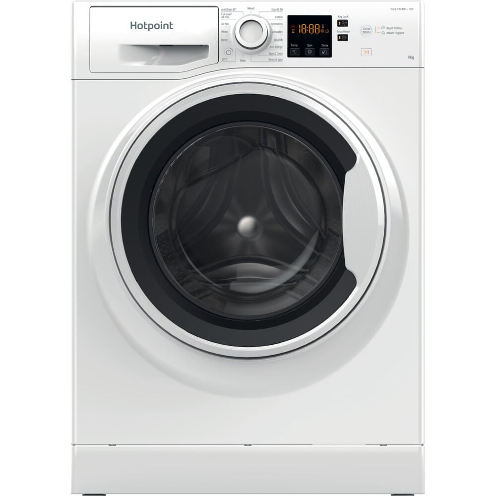 Hotpoint NSWA 946 WW UK 9kg Washing Machine with 1400 rpm – White – A Rated #406724