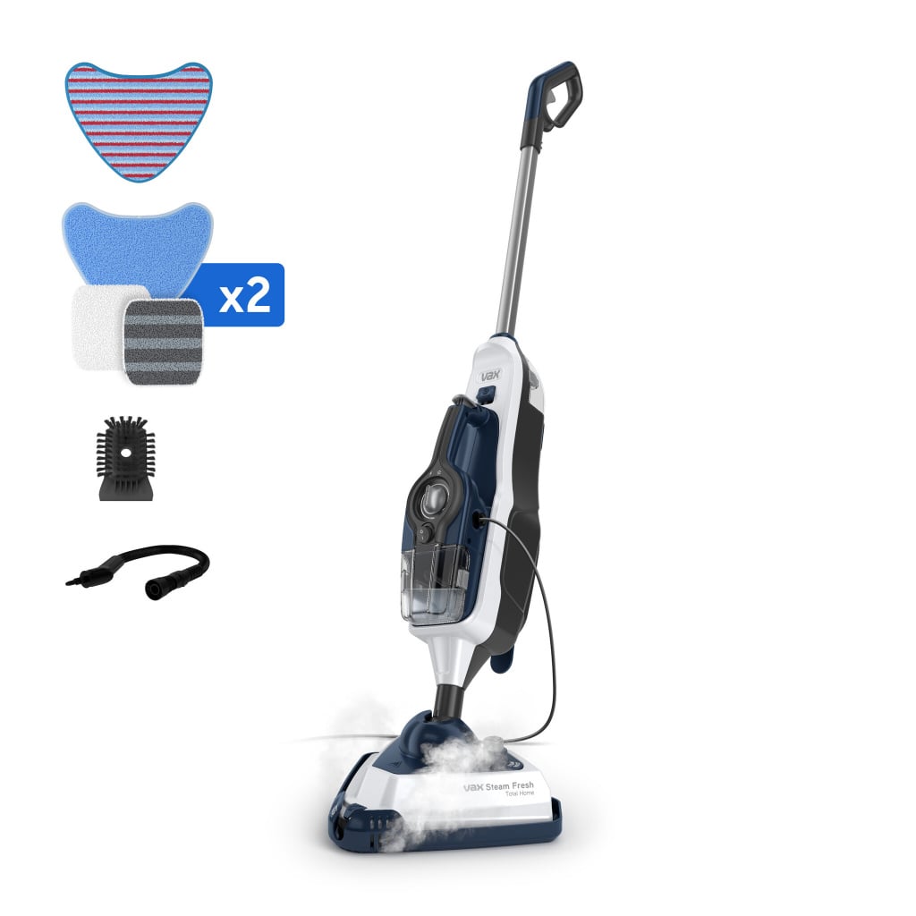 Vax Steam Fresh Total Home CDST-SFXT Steam Mop with up to 15 Minutes Run Time – Navy Blue #404970