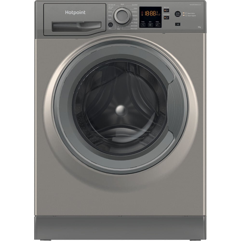 Hotpoint NSWM 946 GG UK 9kg Washing Machine with 1400 rpm – Graphite – A Rated #407064