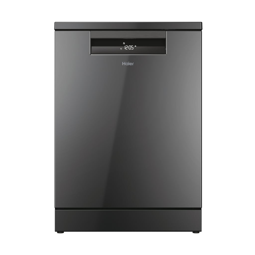 Haier i-Pro Series 5 XF 6B0M3PDA-80 Wifi Connected Full Size Dishwasher – Graphite – B Rated #403566