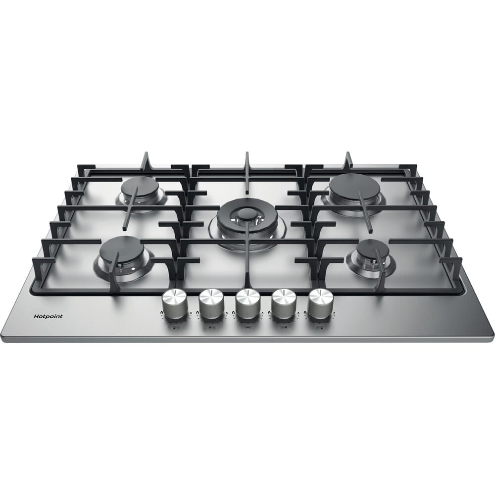 Hotpoint PPH75GDFIXUK 73cm Gas Hob – Silver #406772
