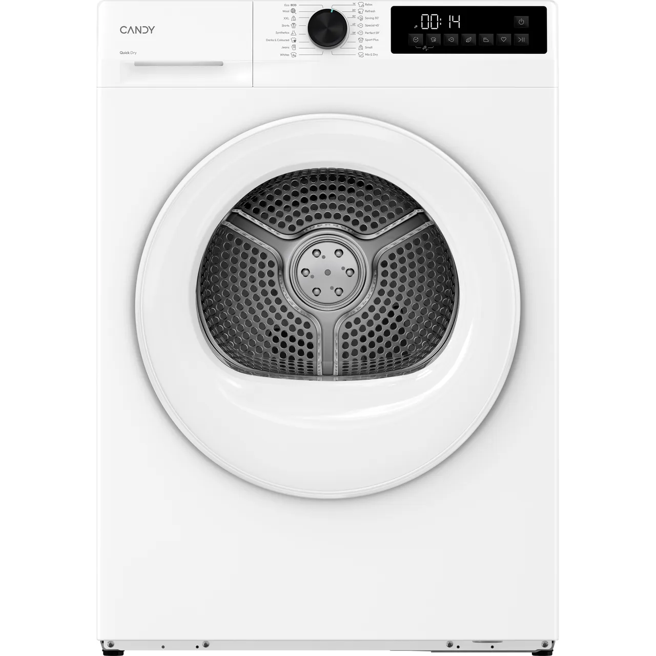 Candy Quick Pro GDL 8N1-80 8Kg Heat Pump Tumble Dryer – White – A+ Rated #406017