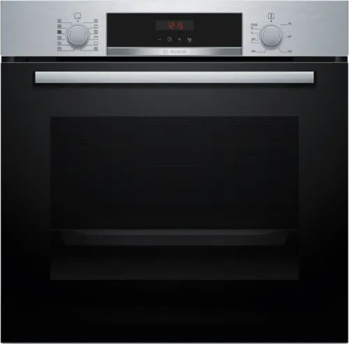 Bosch Series 4 HQA574BS3B Built In Electric Single Oven with Pyrolytic Cleaning – Stainless Steel – A+ Rated #408449