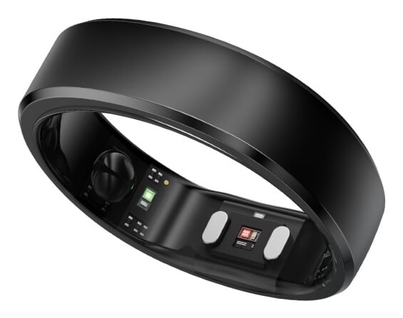 RingConn Gen 2 Smart Ring – Black – Size 7 #408332