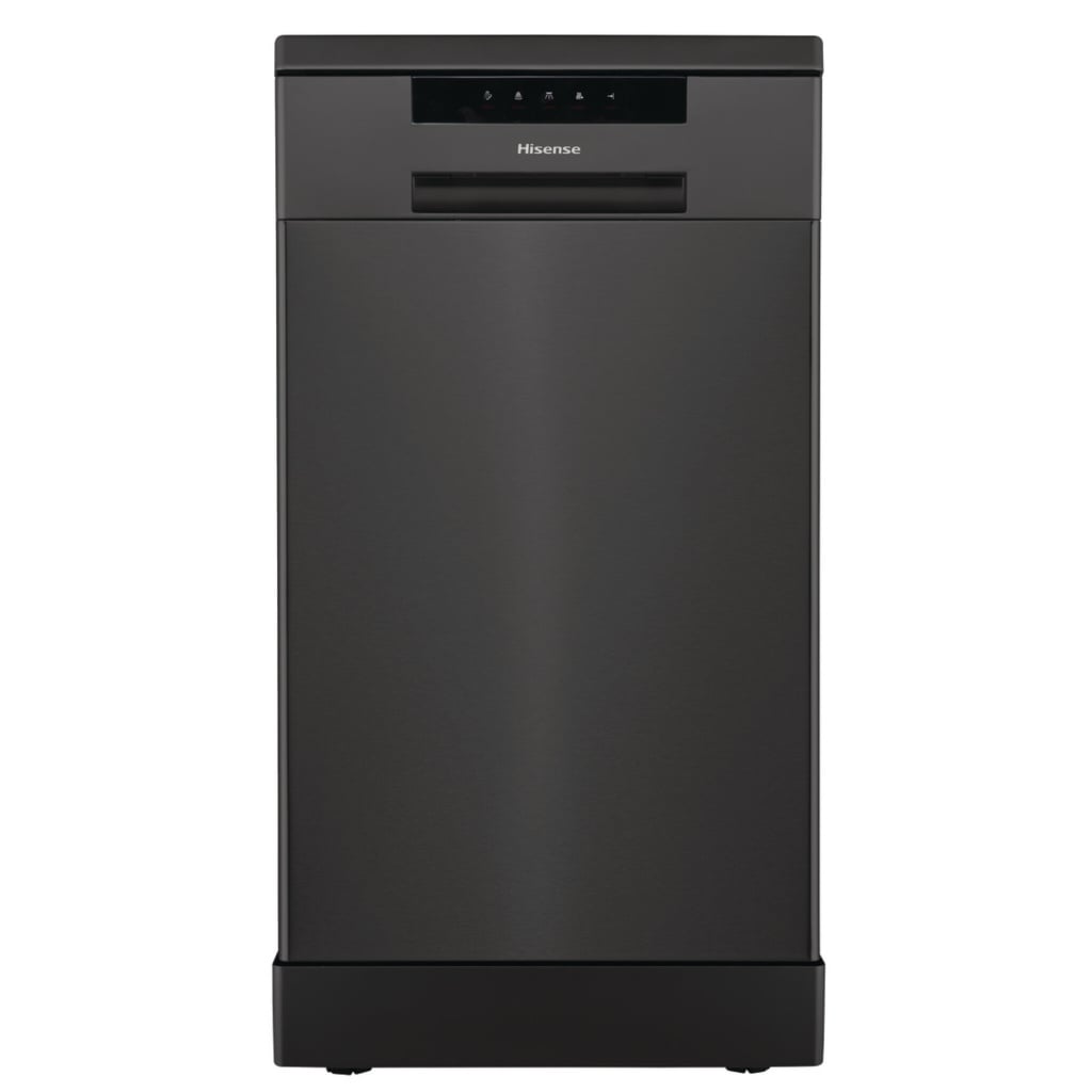 Hisense HS523E15BUK Slimline Dishwasher – Black – E Rated #408262