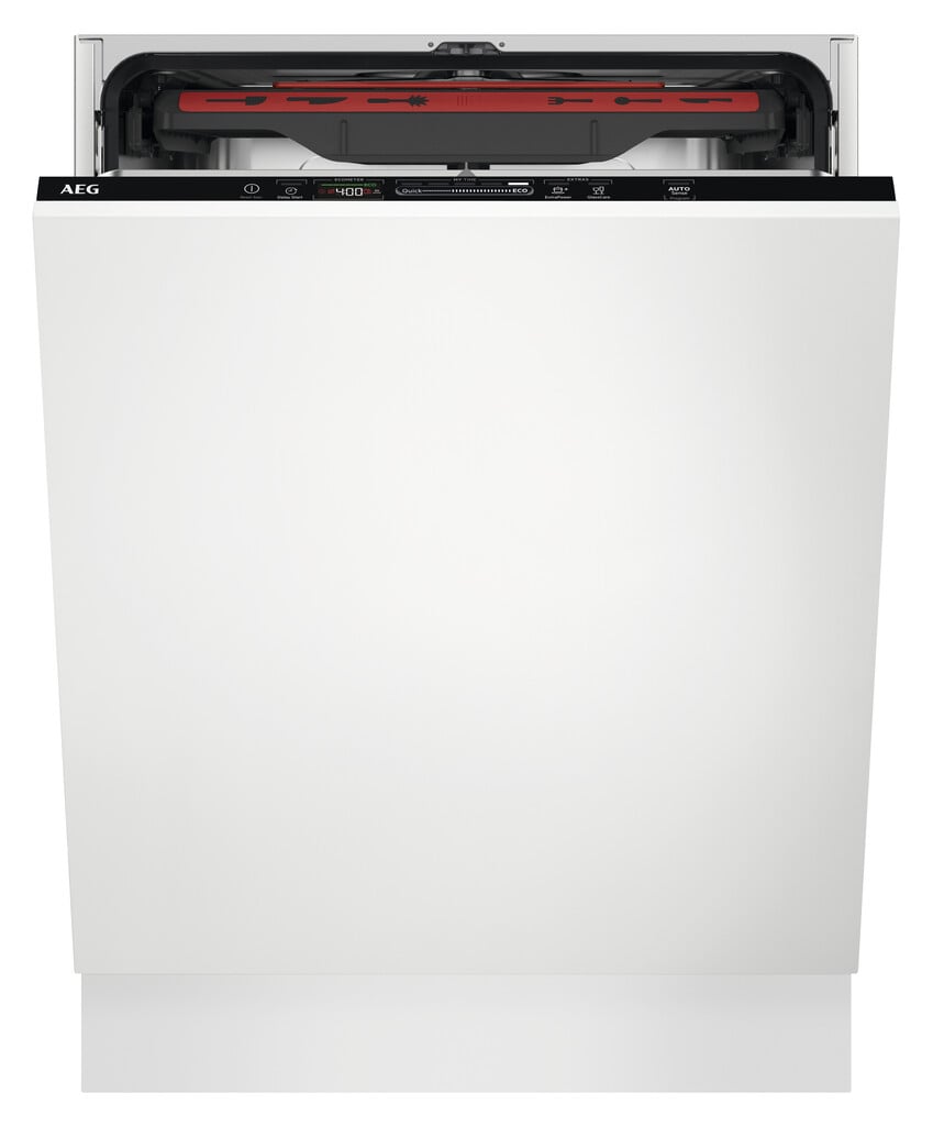 AEG 6000 SatelliteClean® FSS64907Z Fully Integrated Full Size Dishwasher – Black Control Panel with Sliding Door Hinge Kit – C Rated #408940