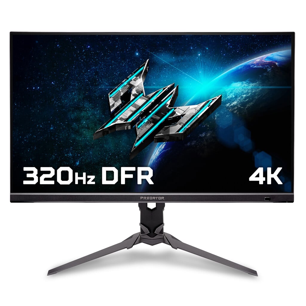 Acer Predator XB323QKV4 31.5″ 4K Ultra HD 320Hz Gaming Monitor with FreeSync™ Premium – Black (Dead Pixels) #407177