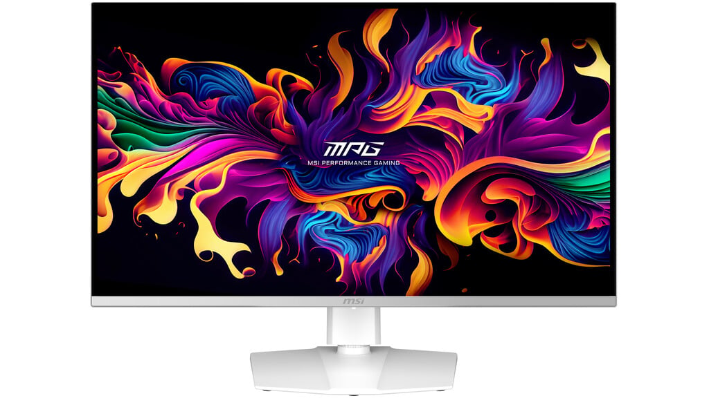 MSI MPG 321URXW 31.5″ 4K Ultra HD 240Hz OLED Gaming Monitor – White #407902