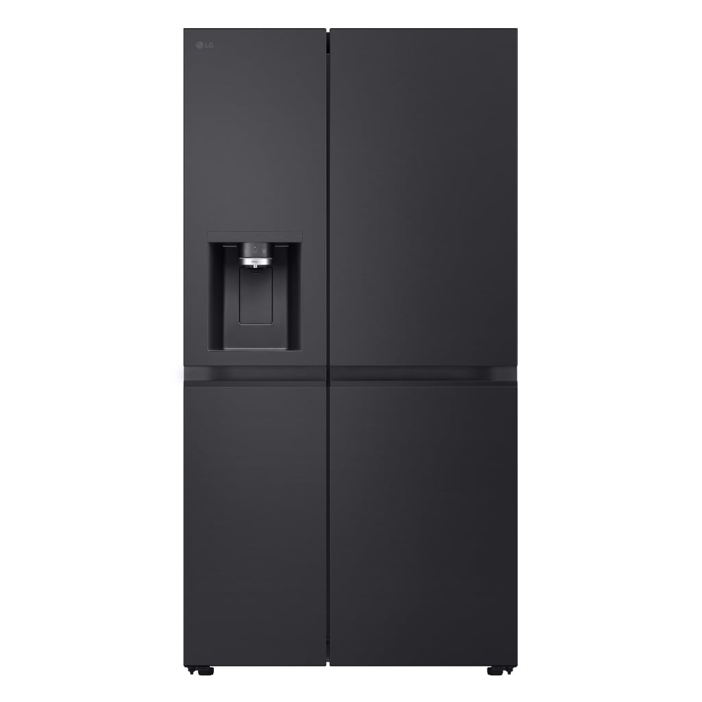 LG NatureFRESH™ GSLE91EVAB Total No Frost American Fridge Freezer – Essence Black Steel – B Rated #408744