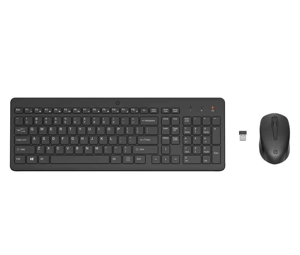 HP 330 Wireless Mouse and Keyboard Combo Wireless Keyboard – Black (2V9E6AA#ABU) #409839