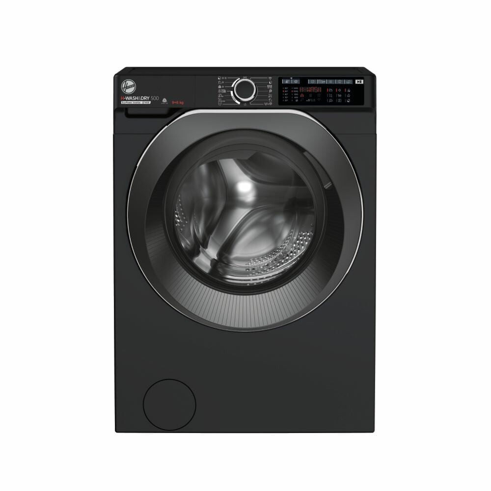 Hoover HD 496AMBCB/1 Washer Dryer 9kg/6kg 1400 Spin Black D Rated #408399