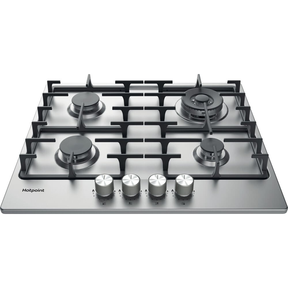 Hotpoint PPH60GDFIXUK 59cm Gas Hob – Stainless Steel #408656