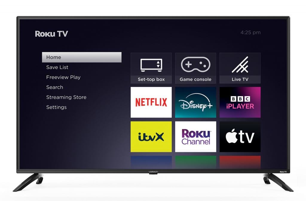 Veltech UX230 50″ 4K Ultra HD Smart Roku TV [2024] – VR50UX230 #408595