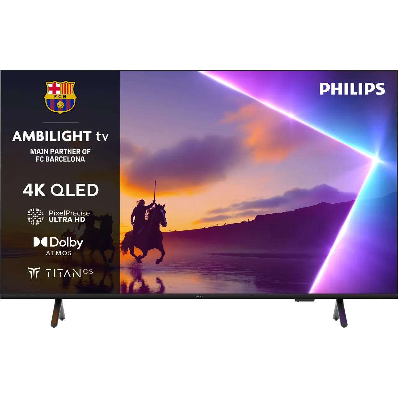 Philips Ambilight 43″ 4K Ultra HD QLED Smart TV – 43PUS8500/05 #408598