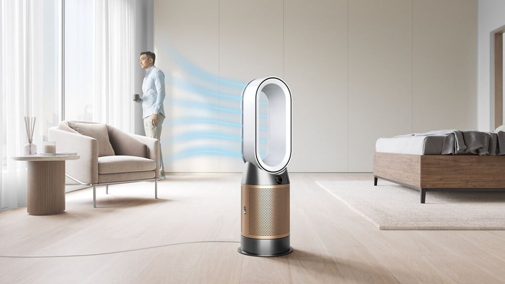 Dyson Hot+Cool HP2 De-Nox Air Purifier - White / Gold #408238