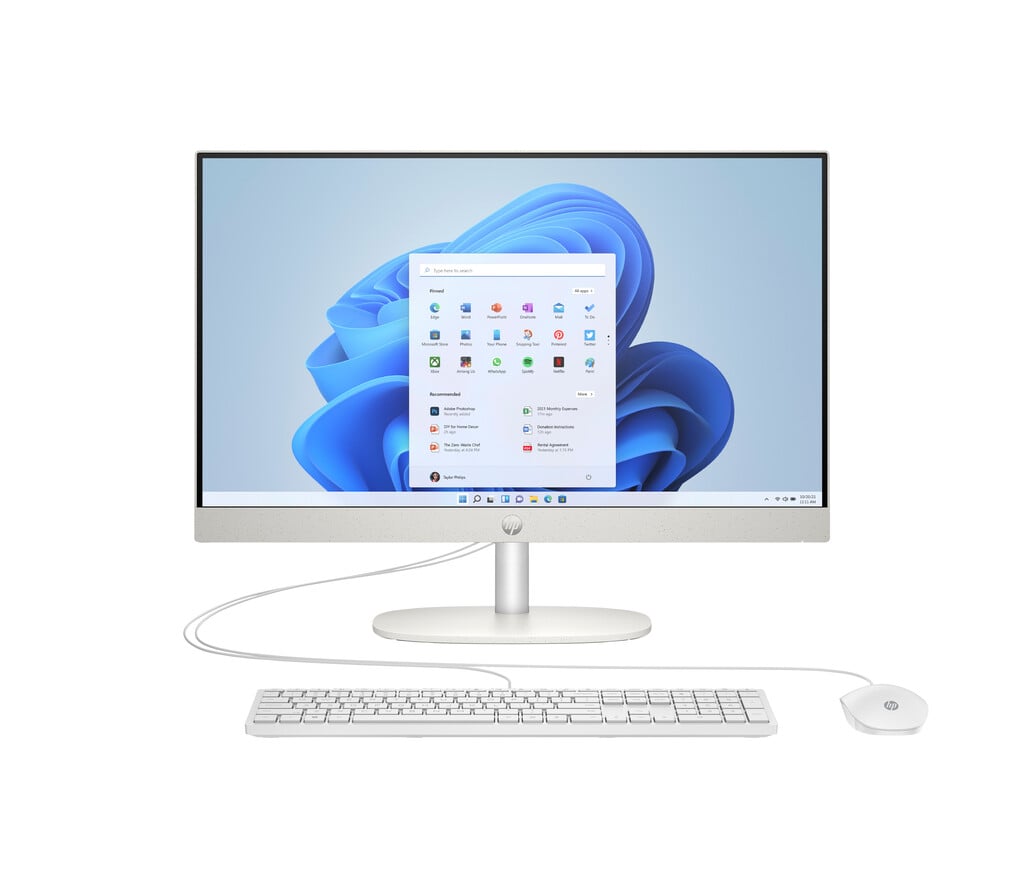 HP 24-cr0063na All In One – Intel® Core™ i3, 256GB SSD 2025 – Shell White – BM5L7EA#ABU #402489
