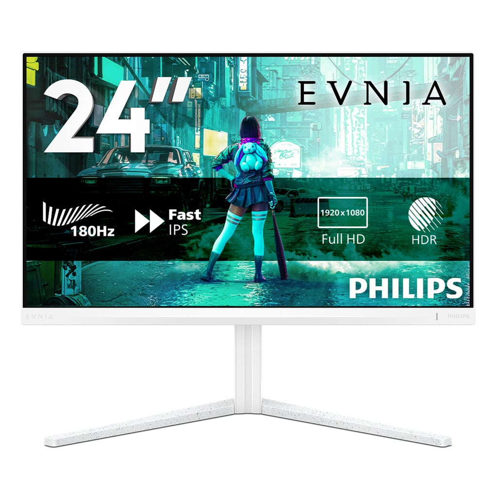 Philips EVNIA 3000 23.8″ Full HD 180Hz Gaming Monitor – White #403954