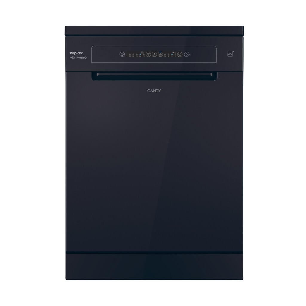 Candy RapidÓ CF3E9L0B Wifi Connected Full Size Dishwasher – Black – E Rated #409322
