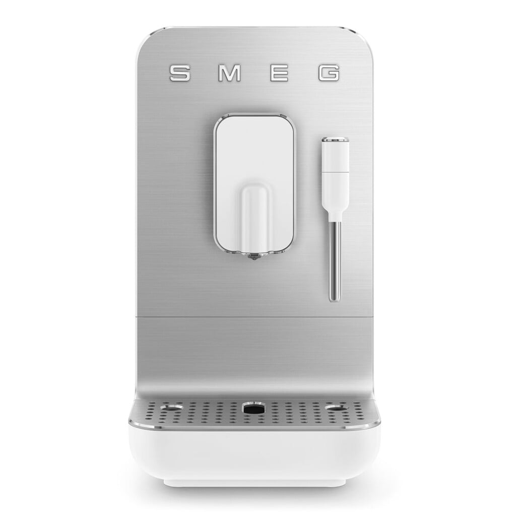 Smeg 50’s Style BCC12WHMUK Bean to Cup Coffee Machine – Matte White #408236