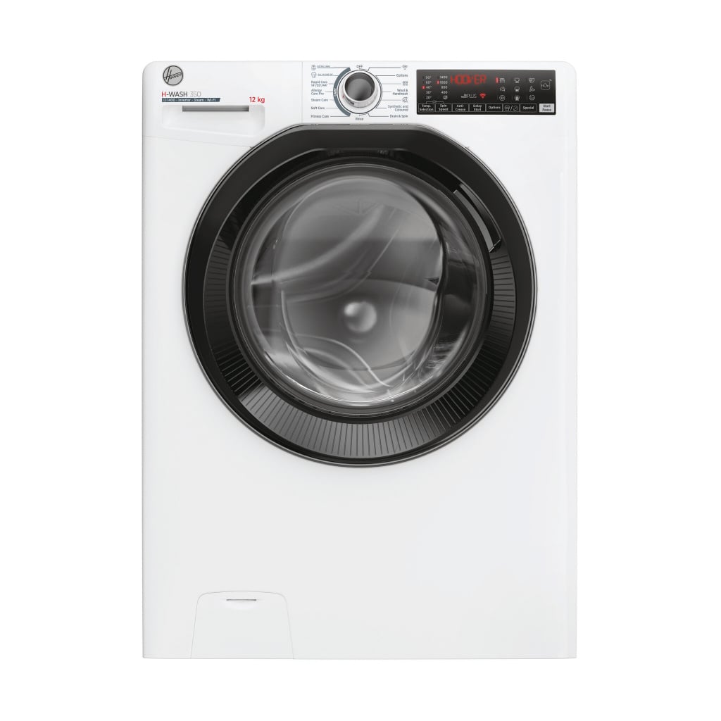 Hoover H-WASH 350 H3WPS4126TAMB580 12kg WiFi Connected Washing Machine with 1400 rpm – White – A Rated #407214