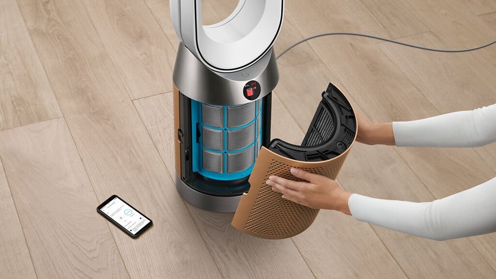 Dyson Hot+Cool HP2 De-Nox Air Purifier - White / Gold #408238