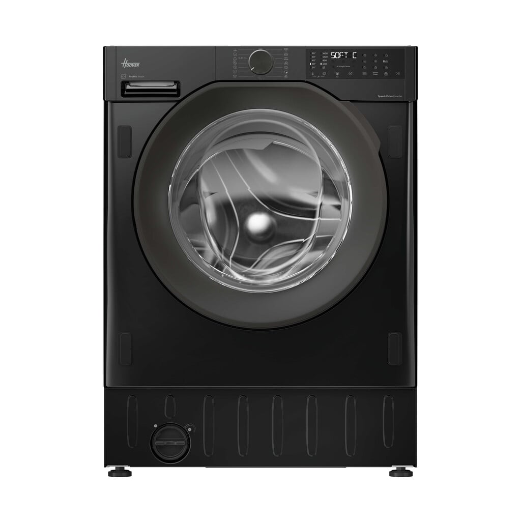 Hoover H-WASH&DRY 400 Pro BH4S696M6DB9R-80 Wifi Connected Integrated 9Kg / 6Kg Washer Dryer with 1600 rpm – Anthracite, A Rated [Wash Only] #405957