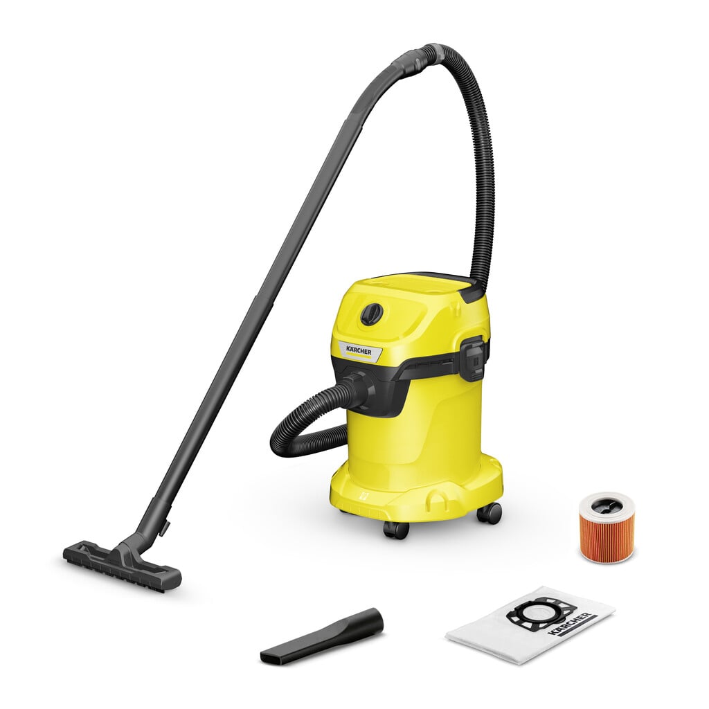 Kärcher WD 3 Wet and Dry Cleaner – Yellow #404958