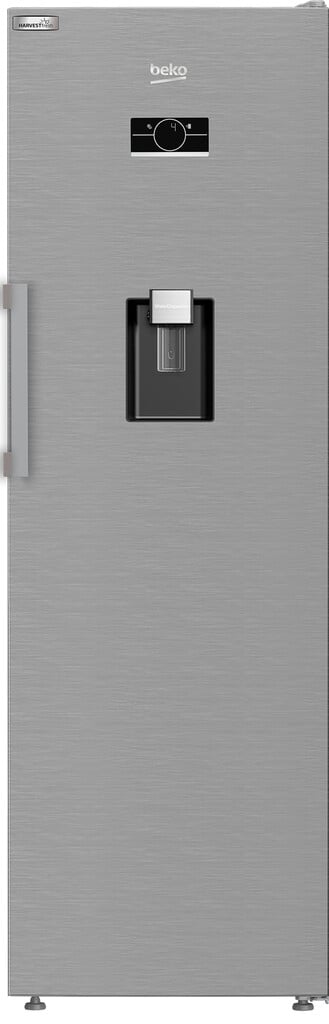 Beko HarvestFresh™ LNP5686LDVPS 186cm Fridge – Stainless Steel Effect – D Rated #409280