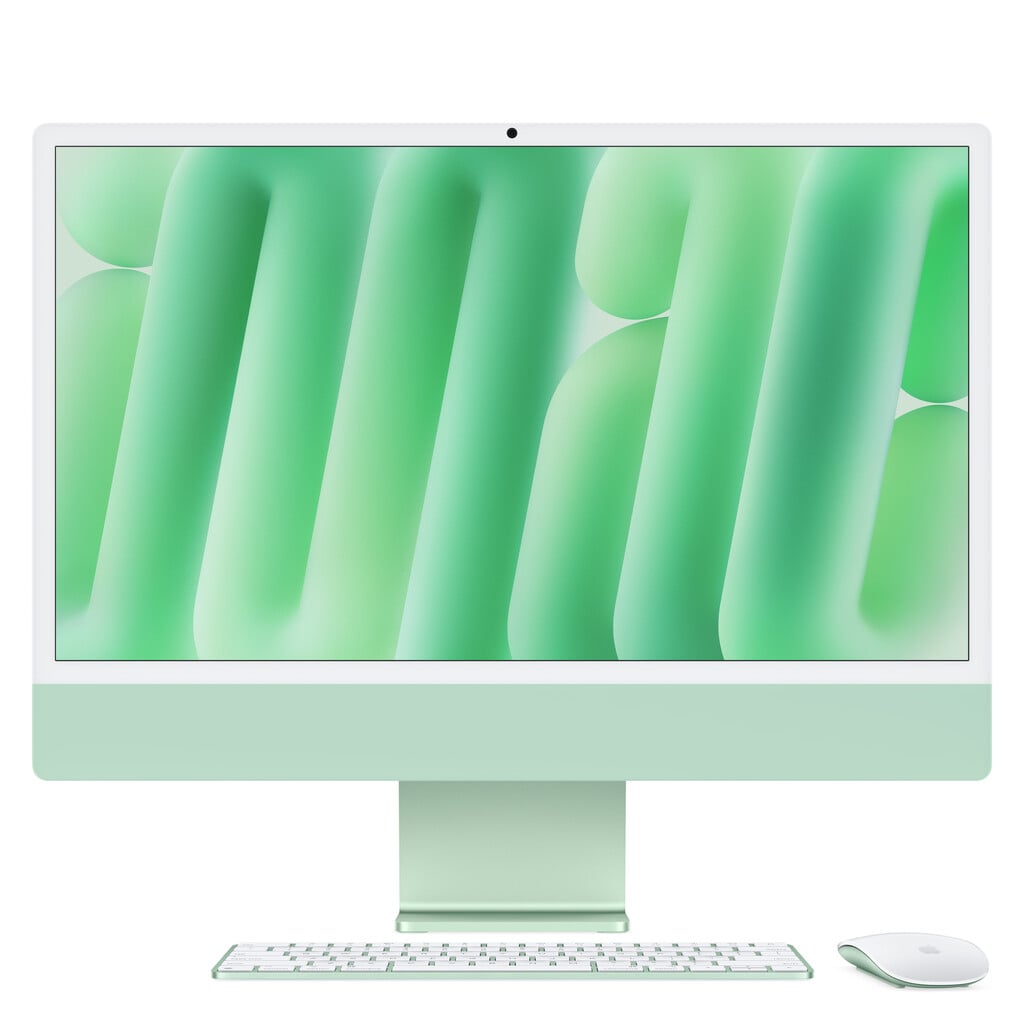 Apple iMac 24″, M4, 8-Core GPU, 256GB – 2024 – Green (MWUE3B/A) #409597